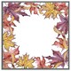 image 3 of Gold & purple leaves (Picture Frame) Black | XL