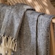 image 2 of Yard Hedon Woven Indoor/Outdoor Throw | Blue | Navy