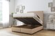 image 2 of Sloomy Manhattan Pebble Plush Ottoman Bed With Mattress With 54" Floor Standing Headboard 4'6 Double
