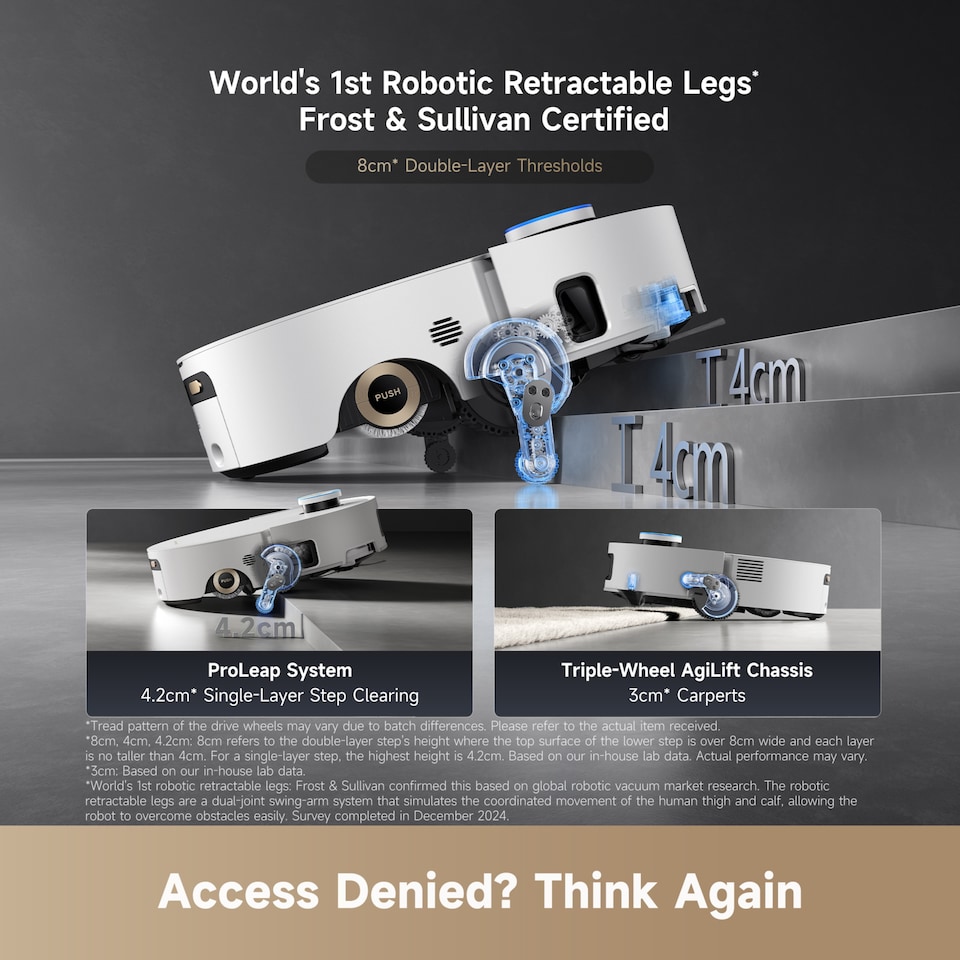 image 1 of Dreame Aqua 10 Ultra Roller Complete Smart Robot Vacuum