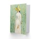 image 2 of Vincent van Gogh Art Card Girl in White Floral Portrait