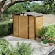 image 4 of Living and Home Outdoor Storage Shed - Natrual Wood Brown  190 x 131 x 187cm