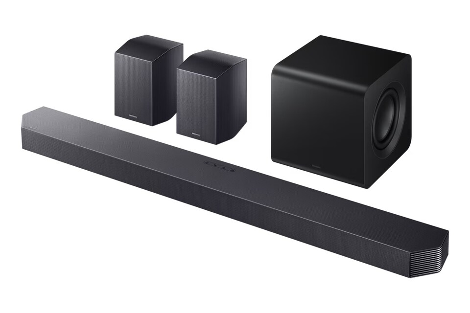 image 1 of Samsung Q930F 9.1.4ch Q-Series Soundbar with Subwoofer & Rear Speakers, Dolby Atmos, Amazon Alexa, Apple AirPlay (2025) | Black