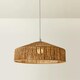 image 3 of ValueLights Elcano Woven Rope Lamp Shade and LED Bulb Brown