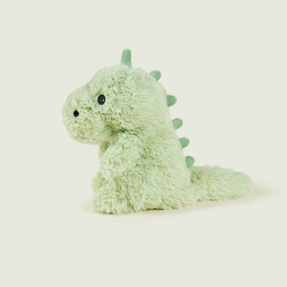 image 1 of Warmies Plush Green Baby Dinosaur LARGE