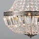 image 5 of BHS Esmeralda 4 Light Pendant, Brass