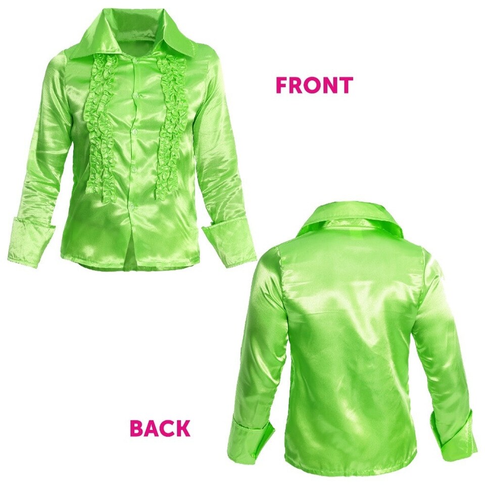 image 1 of Green Disco Shirt | Green | 2XL
