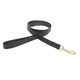image 2 of Digby & Fox Flat Leather Dog Lead - Black - L