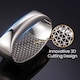 image 4 of Gourmet Easy Professional Garlic Rocker - Silver