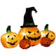 image 1 of Outsunny 6ft Inflatable Halloween Large Pumpkin in Hat with Four Small Pumpkins, Blow-Up Outdoor LED Display for Lawn, Garden, Party