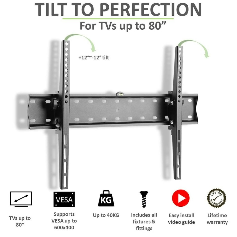 image 1 of Tech ART TA-GO12 Tilt 37-80" TV Bracket