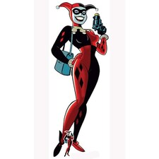 DC Comics Harley Quinn Classic Gun Lifesize Cardboard Cutout 174cm