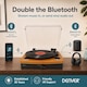 image 3 of Lightwood Vinyl Record Player With Stereo Speakers - Bluetooth Send & Receive - USB & SD Recording - AUX IN & RCA Out