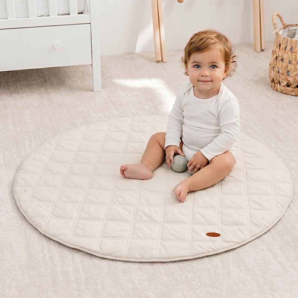 image 1 of MiniDream Round Play Mat 100CM - 100% Cotton