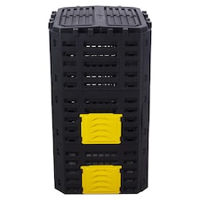 Living and Home 500L Garden Compost Bin | Yellow | L