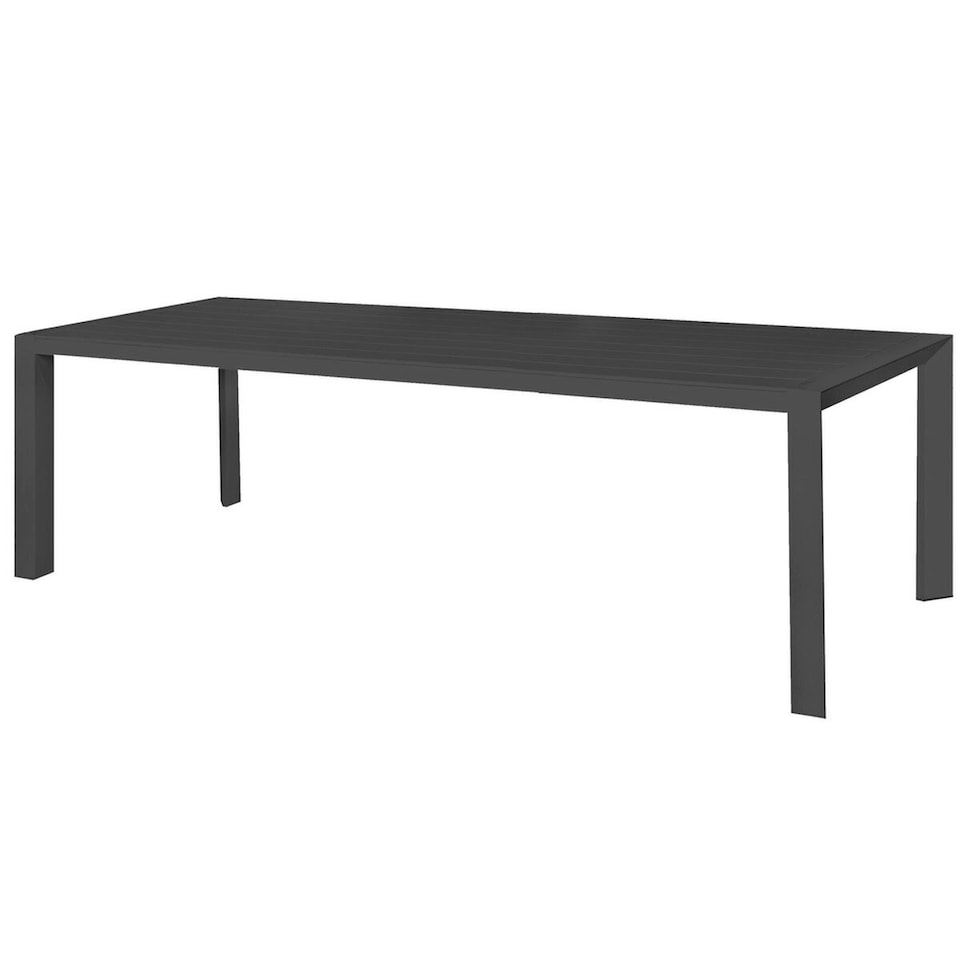 Dining Table Io Graphite Aluminium 280 x 100 x 75 cm N/A