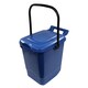 image 4 of Large Compost Caddy - Blue - for Food Waste Recycling (23 Litre) - 23L Plastic Composting Kerbside Bin with Composting Guide