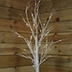image 6 of 2.4m (8ft) Indoor Outdoor Christmas Lit Birch Tree with 136 Warm White LEDs
