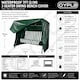 image 9 of Waterproof 7ft 2.1m Garden Furniture 3 Seater Swing Bench Seat Cover | Green