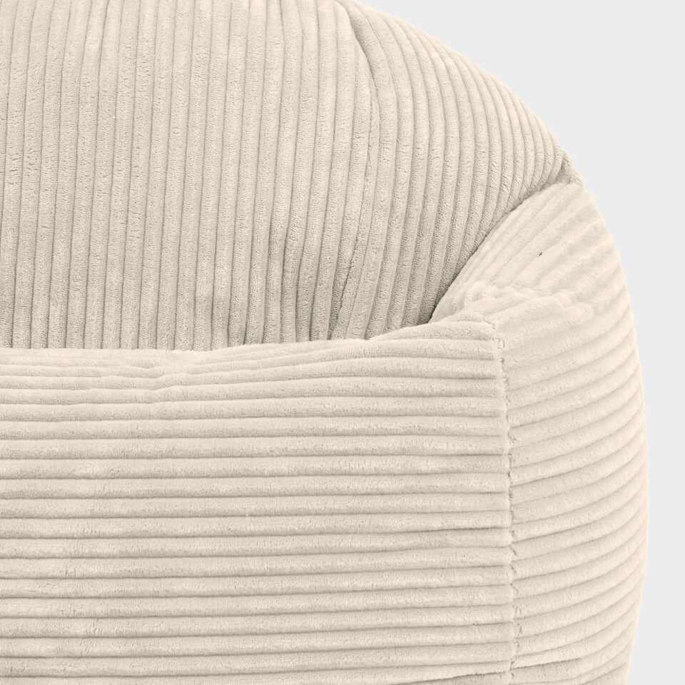 image 1 of Kids High Rest Beanbag Corduroy Natural Beige | Cream | Stone | 1