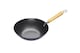 image 1 of KitchenCraft Wok Black Carbon Steel 25cm