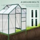 image 6 of Outsunny 6x4ft Walk-In Polycarbonate Greenhouse Plant Grow Galvanized