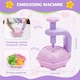 image 6 of DIY Flower Bouquet Craft Kit for Kids – Decorate with Press Machine, Colorful Petals, Basket & Vase