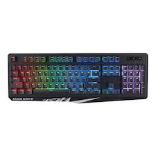 Mad Catz S.T.R.I.K.E. 2 Membrane RGB Gaming Keyboard - Black