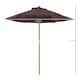 image 5 of Outsunny 2.5m Garden Parasol Sun Shade Patio Outdoor Umbrella Canopy