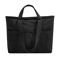 Westford Mill Cargo Pocket Tote Bag | Black | Black | One Size | 1