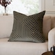 image 1 of Paoletti Evoke Cut Velvet Cushion | Grey | Charcoal | 45 x 45cm | 1