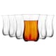 image 1 of LAV Klasik Glass Turkish Tea Cups - 115ml - Clear - Pack of 6