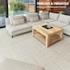 image 5 of NOVECRAFTO Vinyl Floor Tile – Self Adhesive 18x18 in – Travertine Dune – Peel & Stick for Kitchen, Bathroom & Living Room – Waterproof & Easy DIY Brown | 4.18 sqm
