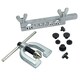image 5 of Brake Pipe Flaring Tool Kit Brake Repair Single + Double Flare 3/16in - 5/8in 9pc