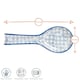 image 3 of Nicola Spring Hand-Printed Kitchen Spoon Rests - 26.5cm - Navy - Pack of 2