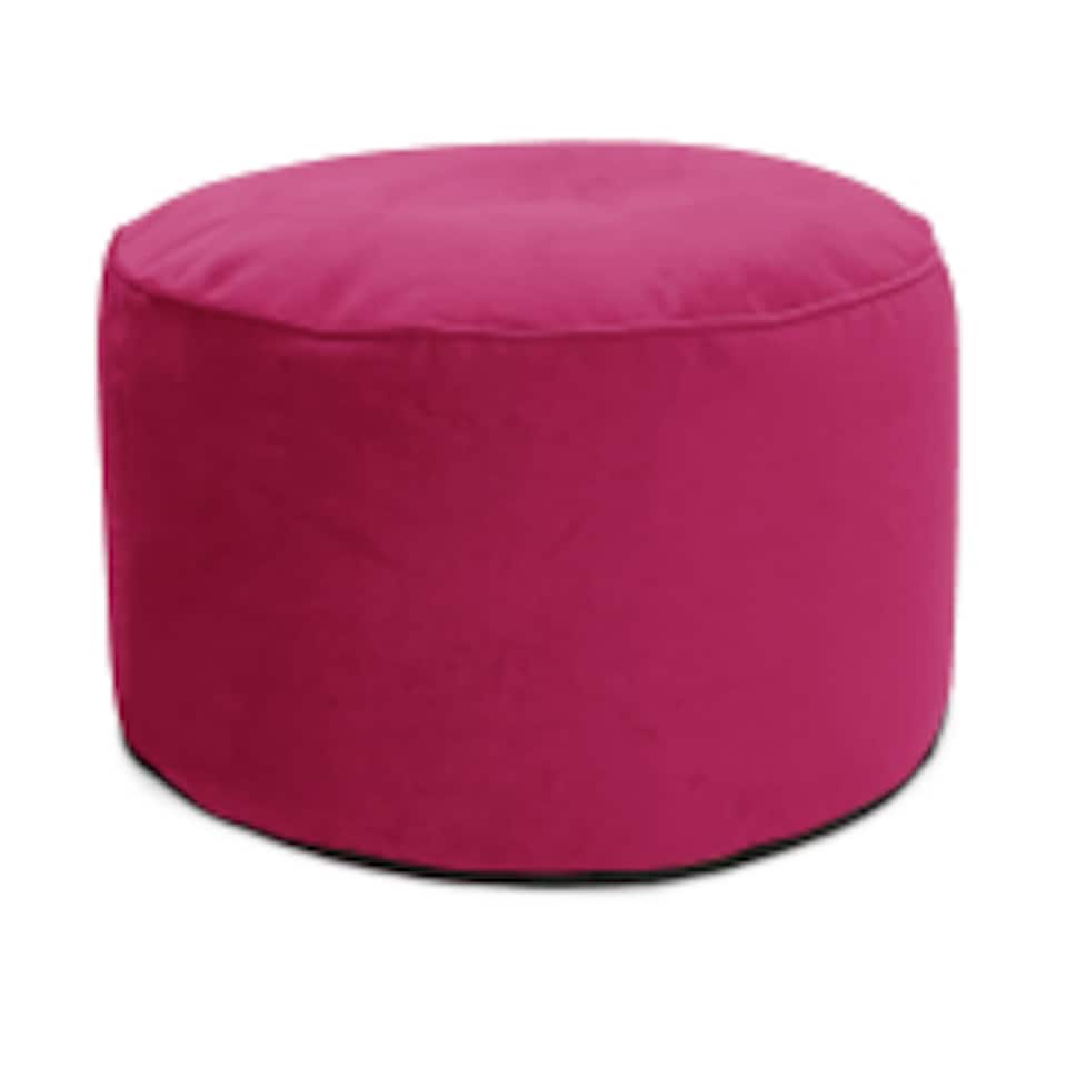 image 1 of rucomfy Velvet Pouffe - Indoor Bean Bag Footstool