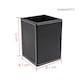 image 2 of Black Desktop Organiser Stationery Pen Pot