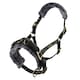 image 1 of Shires Fleece Lined Plush Horse Lunge Cavesson - Black - Full