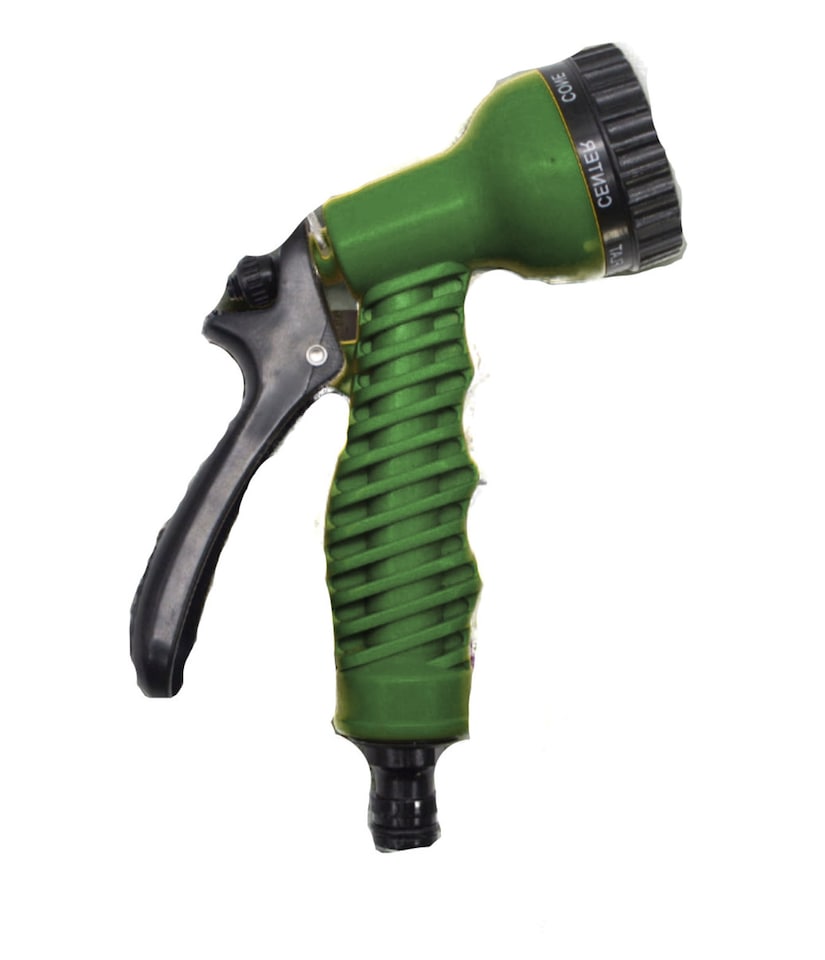 image 1 of Groundlevel 200 Foot Flexible Expandable Garden Hose with 7 Dial Spray Gun
