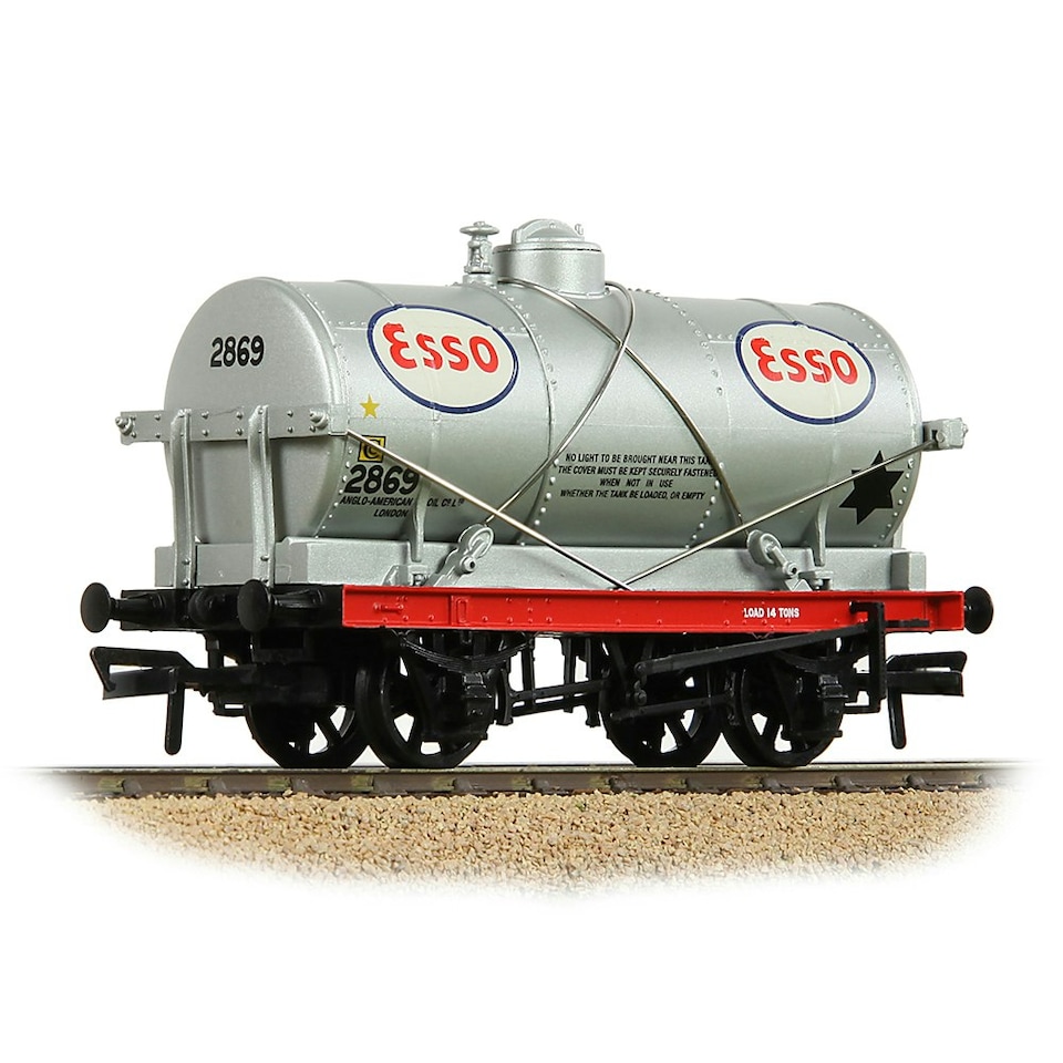 Bachmann 14t Tank Wagon Esso Silver 2869