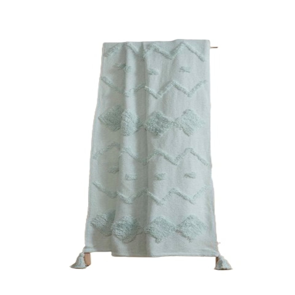 image 1 of Juniper Tufted Cotton Throw | Pink | XS | 1