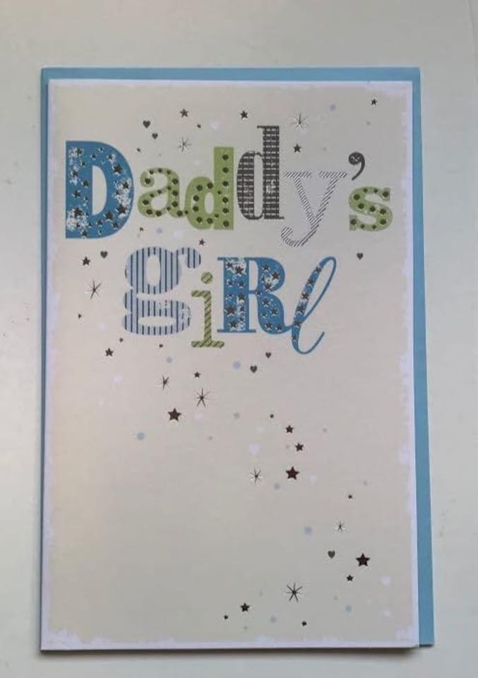 image 1 of Daddy's Girl, Father's Day Greeting Card