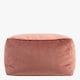 image 4 of Amara Velvet Bean Bag Pouffe Dusk Pink | Pink | Dusk Pink | 1