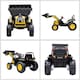 image 6 of HOMCOM Kids Digger Ride On Excavator 6V Battery Tractor Music Headlight Yellow
