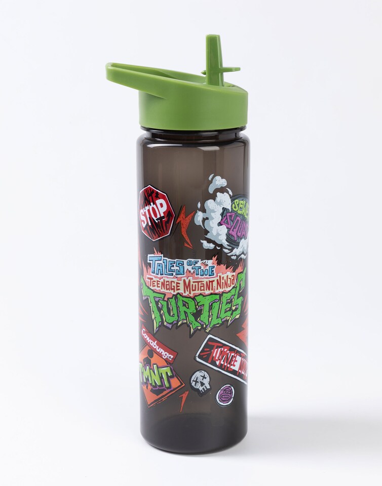 image 1 of Teenage Mutant Ninja Turtles Green Lunch Bag, Lunch Box & Bottle Set | TMNT Character School Lunch Carrier | Zip-Up Design with Easy-Carry Handle | Cowabunga Cartoon Theme for Boys | Turtles Merch
