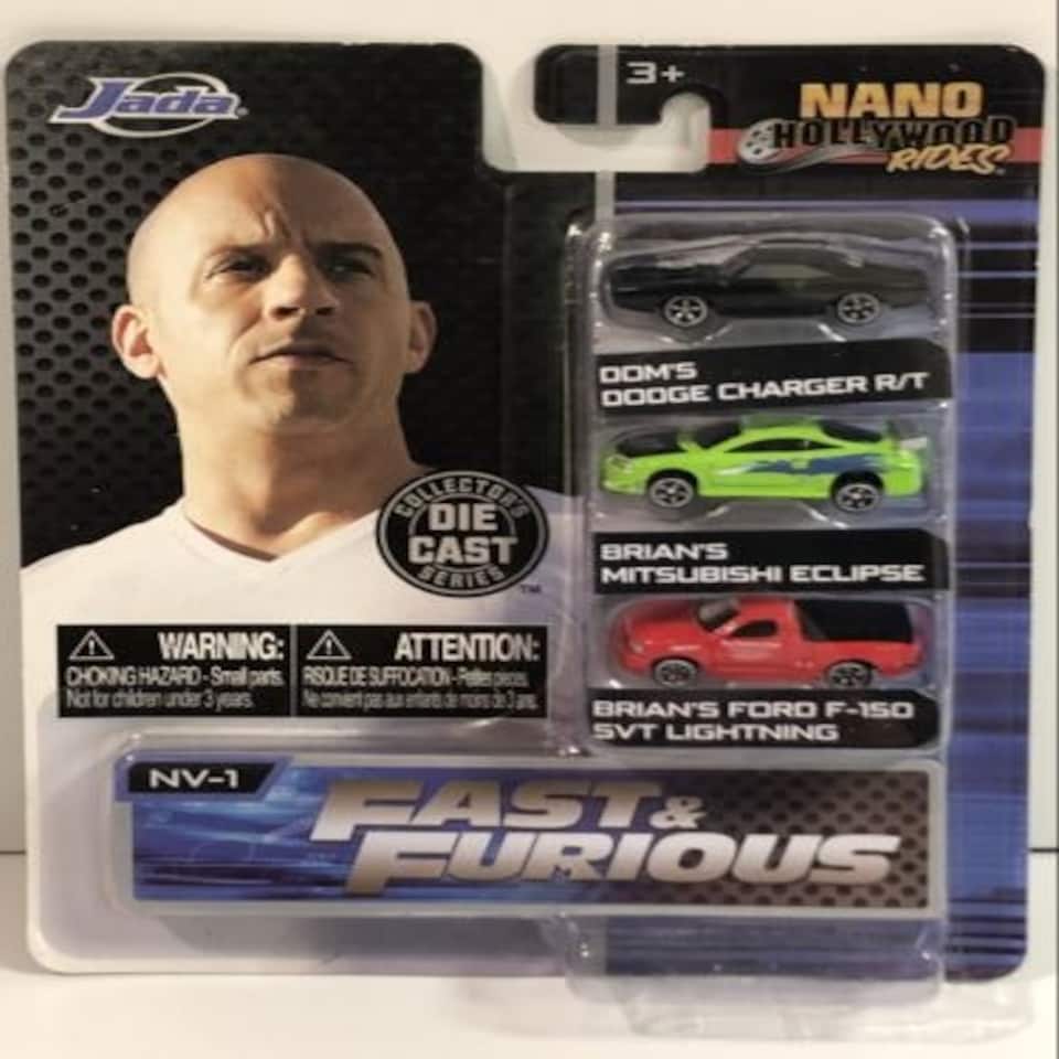 image 1 of Fast and Furious Nano Hollywood Rides 3 Pack 1-3 NV Jada 31123