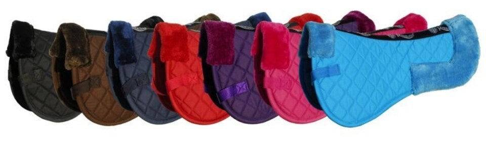 image 1 of Rhinegold Comfort Saddle Pad | Multi | Colour: Tangerine
Size: Pony