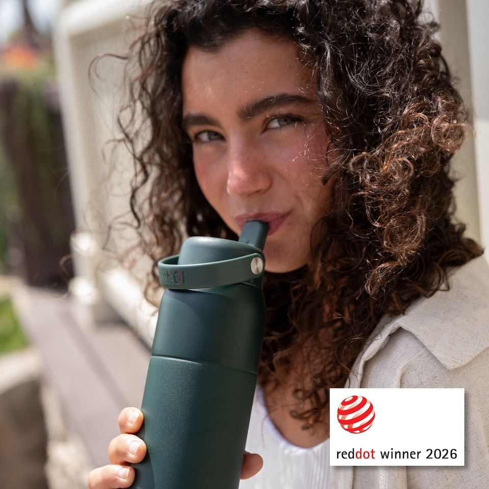 image 1 of ION8 URBAN Insulated Steel Water Bottle, Dual Tone, 360ml / 12oz