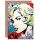 image 1 of Bond Girl Comic Book Style Polka Dot Birthday Card
