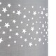 image 3 of Stars Decorated Children/Kids Soft Grey Cotton Bedroom Pendant or Lamp Shade | Grey | Grey | 1